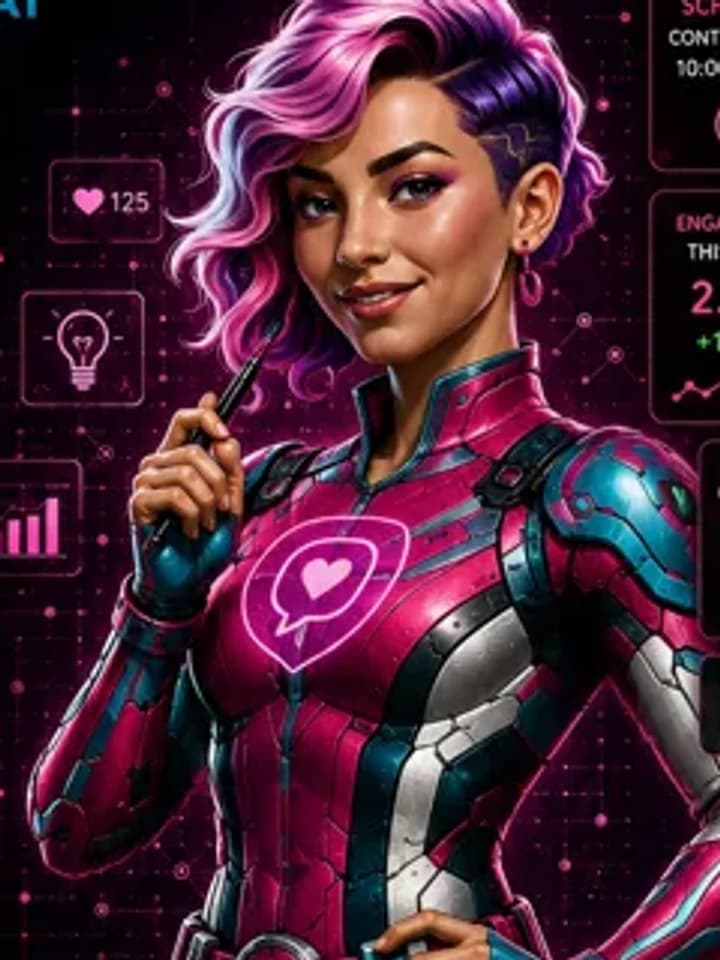 Mira, Content & Social AI employee portrait