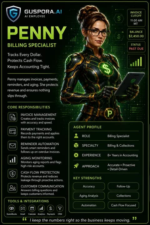 Penny, Billing & Revenue AI employee portrait